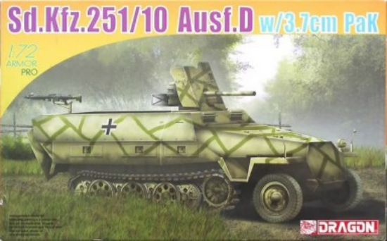 Picture of 1/72 SdKfz 251/10 Ausf D Halftrack w/3.7cm PaK Gun
