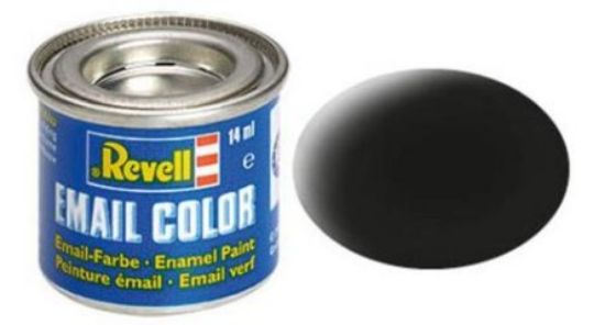 Picture of 14ml Enamel Black Mat Tinlets (6/Bx)