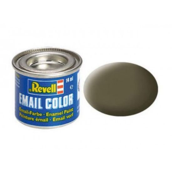 Picture of 14ml Enamel NATO Olive Mat Tinlets (6/Bx)