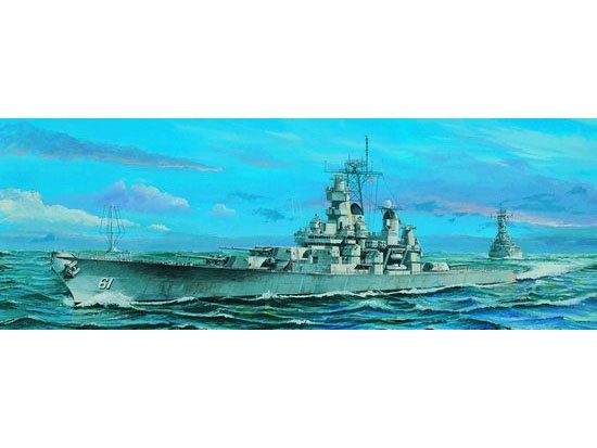 Picture of Battleship BB-61 USS Iowa 1984, 1/700 by Trumpeter, Model Ship