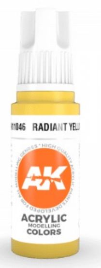 Picture of Radiant Yellow Acrylic Paint 17ml Bottle