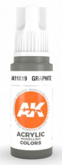 Picture of Graphite Acrylic Paint 17ml Bottle