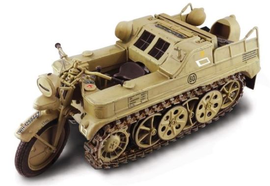 Picture of 1/9 WWII SdKfz 2 Kleines Type HK101 German Kettenkrad Military Motorcycle