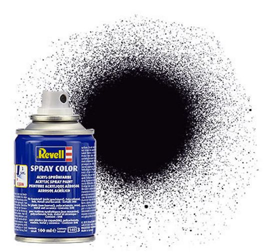 Picture of 100ml Acrylic Black Mat Spray (2/Bx)