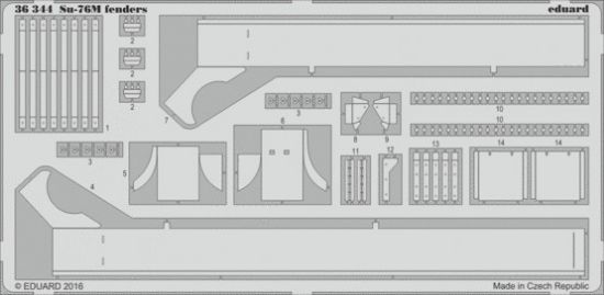 Picture of 1/35 Armor- Su76M Fenders for TAM