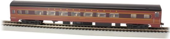 Picture of HO 85’ Smooth-Side Coach w/Lighted Interior Pennsylvania #4251