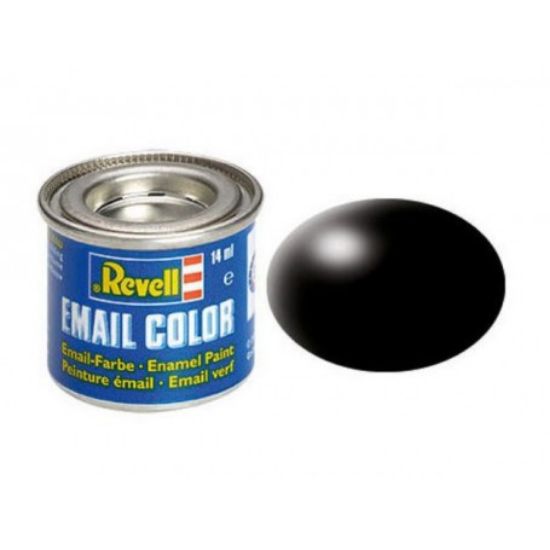 Picture of 14ml Enamel Black Silk Tinlets (6/Bx)