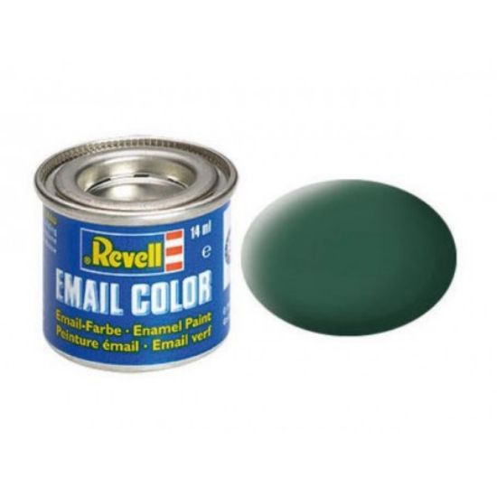 Picture of 14ml Enamel Dark Green Mat Tinlets (6/Bx)