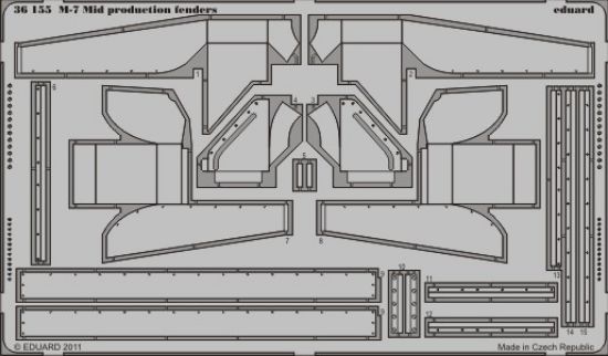Picture of 1/35 Armor- M7 Mid Prod Fenders for DML (D)