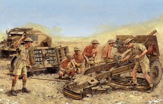 Picture of 1/35 British 25-Pdr Field Gun Mk II w/Limber & 6 Crew