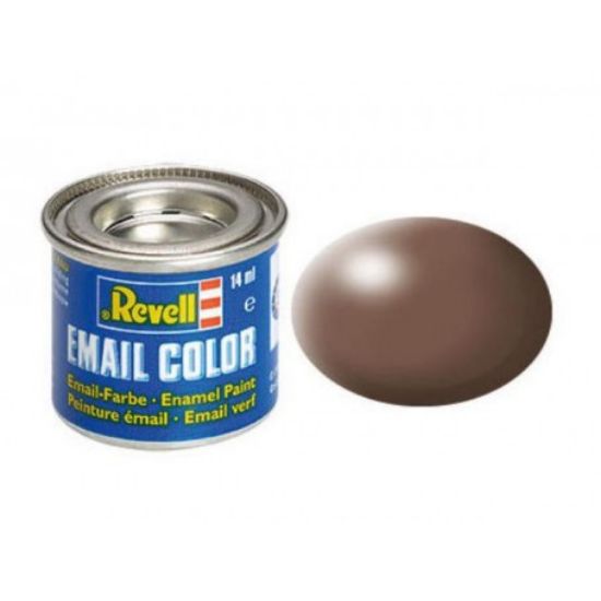 Picture of 14ml Enamel Brown Silk Tinlets (6/Bx)
