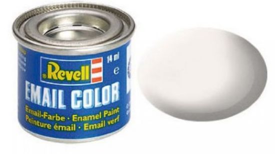 Picture of 14ml Enamel White Mat Tinlets (6/Bx)