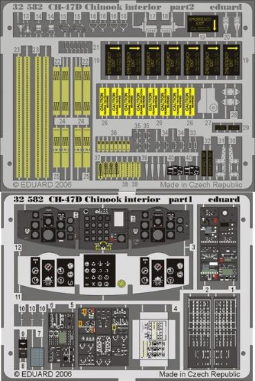 Picture of Eduard Models Aircraft- CH47D Chinook Interior -- Plastic Model