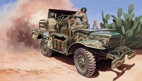 Picture of 1/35 M6 WC55 Dodge Gun Motor Carriage w/Anti-Tank Gun & Figure