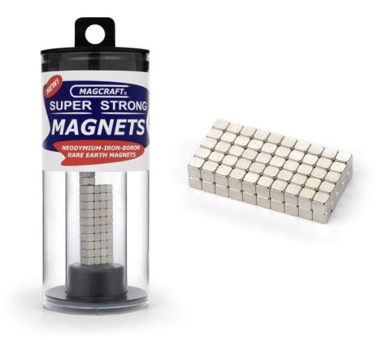 Picture of 1/8" Rare Earth Cube Magnets (100) 