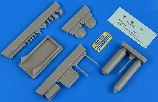 Picture of 1/48 Oxygen/ Acetylene Welding Cart w/Photo-Etch & Decals