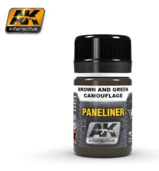Picture of Air Series: Panel Liner Brown & Green Camouflage Enamel Paint 35ml Bottle