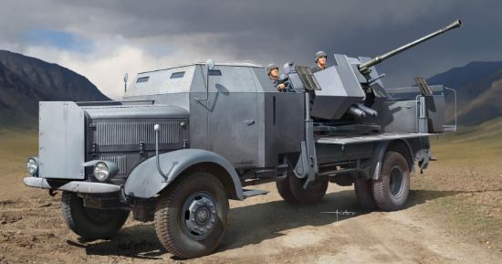 Picture of 1/35 L4500A Military Truck w/3.7cm Flak 37 Gun