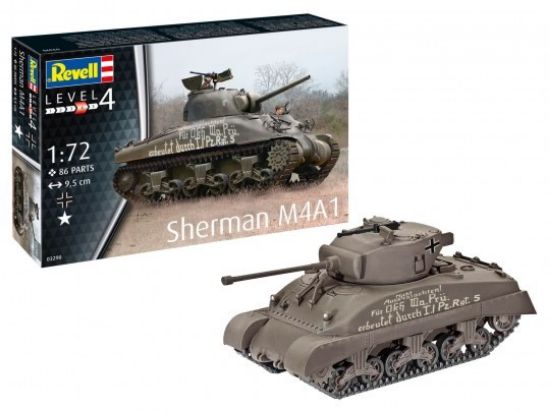 Picture of 1/72 Sherman M4A1 Tank