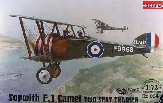 Picture of 1/72 Sopwith F1 Camel 2-Seater Trainer RFC BiPlane