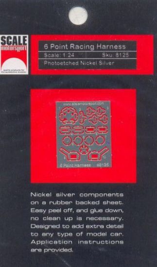 Picture of 1/24 6-Point Modern Day Harness Hardware Set (Photo-Etch)