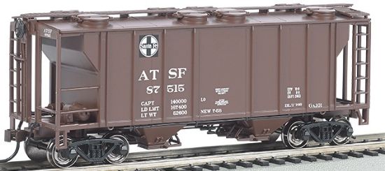 Picture of HO PS2 2-Bay Covered Hopper Santa Fe (D)