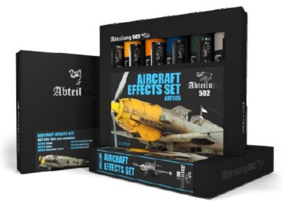 Picture of Aircraft Effects Weathering Oil Paint Set (6 Colors) 20ml Tubes