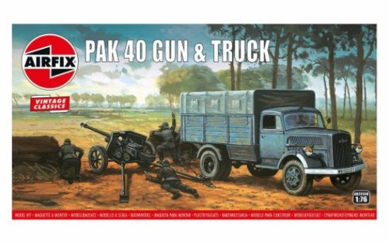 Picture of Airfix Pak 40 75mm Anti-Tank Gun & Truck 1/76 Scale