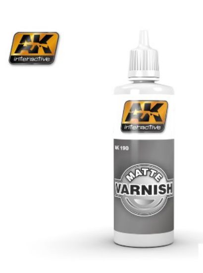 Picture of AK Interactive Matte Acrylic Varnish 60ml Bottle -- Hobby and Model