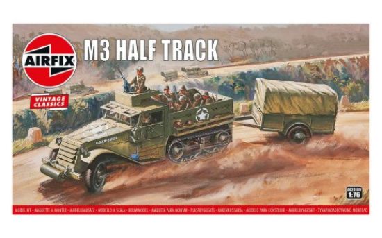 Picture of 1/76 White M3A1 Halftrack Personnel Carrier w/Trailer