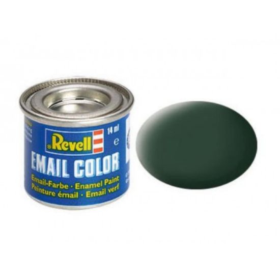 Picture of 14ml Enamel RAF Dark Green Mat Tinlets (6/Bx)