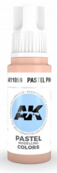 Picture of Pastel Pink Acrylic Paint 17ml Bottle
