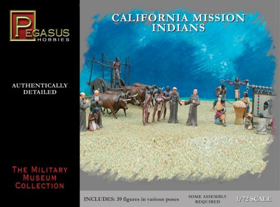 Picture of Pegasus Hobby 1/72 CA Mission Padre & Indians PGH7051