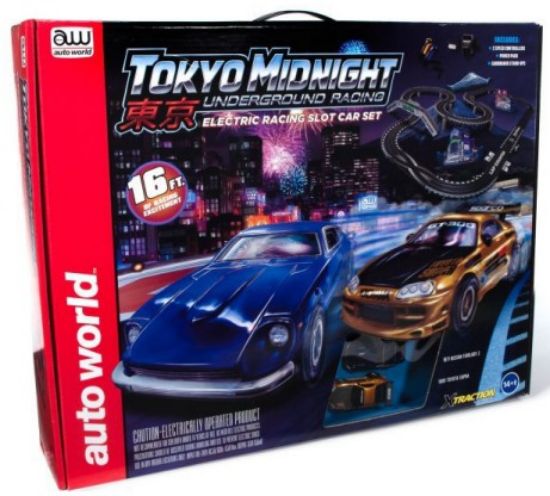 Picture of HO Tokyo Midnight Underground Slot Car 16' Racing Set