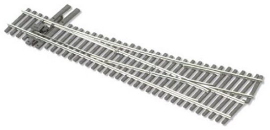 Picture of HO Code 83 Nickel Silver #5 Left Hand Turnout Insulated Frog