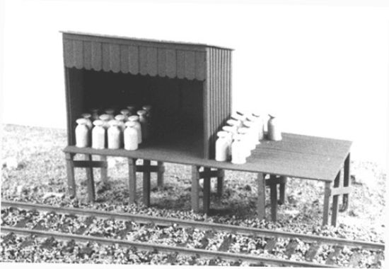 Picture of HO Railroad Milk Station Kit