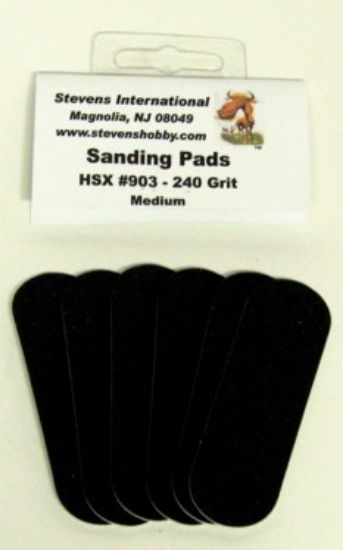 Picture of 240 Grit Medium Waterproof Sanding Pads for #901 (6/Bag)