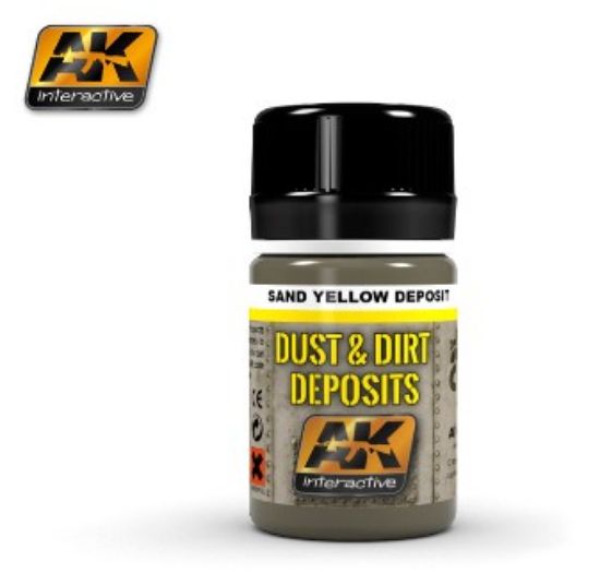 Picture of Dust &amp; Deposit Sand Yellow Enamel Paint 35ml Bottle