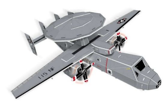 Picture of E2C  Hawkeye Plane 3D Foam Puzzle (84pcs)