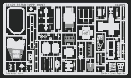 Picture of Eduard Models Armor- SdKfz 250/9 -- Plastic Model Vehicle Accessory