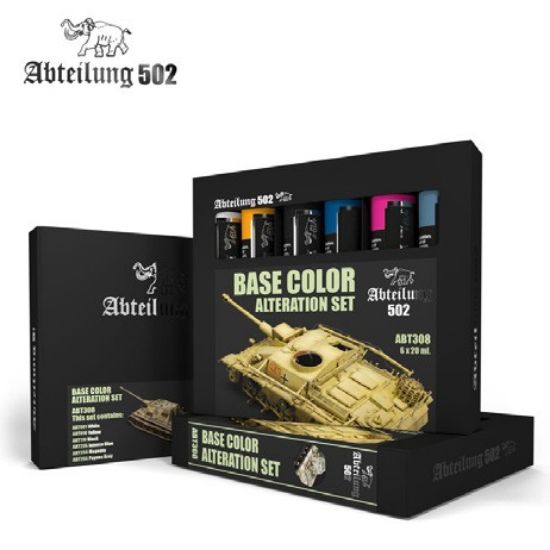 Picture of Base Color Alteration Oil Paint Set (6 Colors) 20ml Tubes