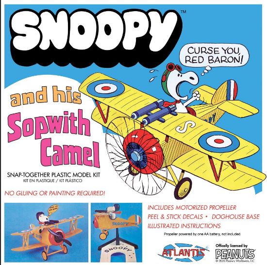 Picture of Snoopy & His Sopwith Camel BiPlane (Snap) (formerly Monogram)