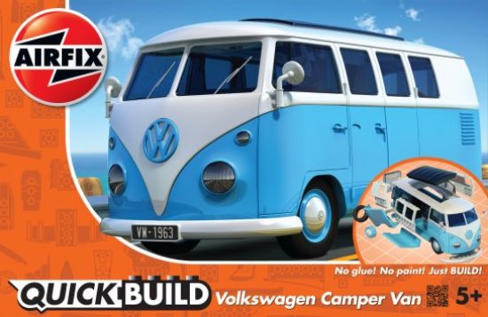 Picture of Quick Build VW Camper Van (Blue) (Snap)