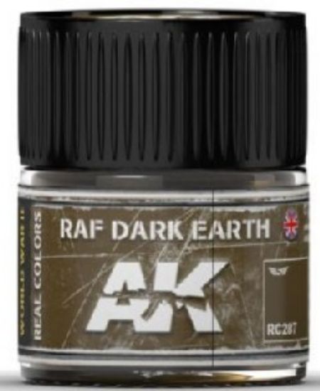 Picture of Real Colors: RAF Dark Earth Acrylic Lacquer Paint 10ml Bottle