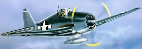 Picture of Airplane Model Kit - Grumman F6F-3 Hellcat- 1:32 -Trumpeter