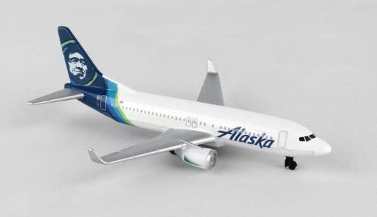 Picture of Alaska Airlines B737 (5" Wingspan) (Die Cast)