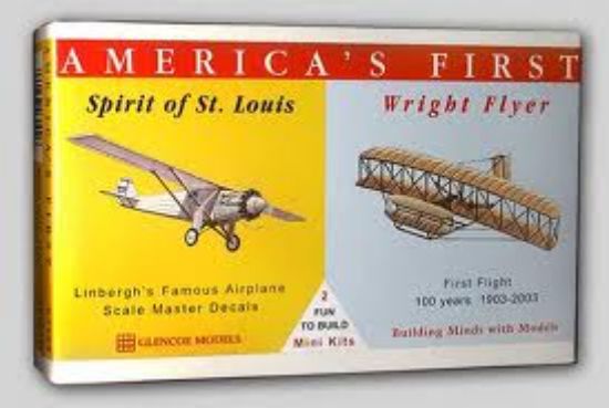 Picture of America's First: 1/110 Spirit of St. Louis Aircraft & 1/100 Wright Flyer BiPlane