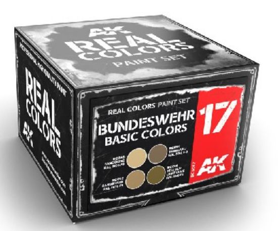 Picture of Real Colors: Bundeswehr Acrylic Lacquer Paint Set (4) 10ml Bottles