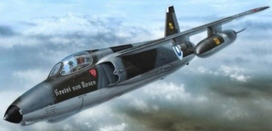 Picture of Folland Gnat F Mk I Finnish &amp; Yugoslav Service -- Plastic Model Airplane Kit -- 1/72 -- #72137