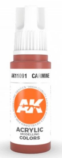 Picture of Carmine Acrylic Paint 17ml Bottle